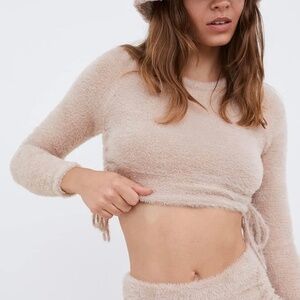 Faux Mohair Cropped Sweater | For Love And Lemons